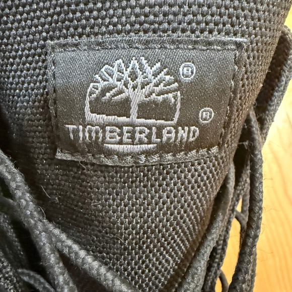 Timberland Davis‎ Square Roll-Top Leather Black Boots Men Size 11 main image 4